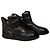 Chanel Sneakers Alte in Pelle Matelassé Nera