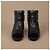 Chanel Sneakers Alte in Pelle Matelassé Nera - vista 2