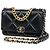 Chanel Schultertasche aus schwarzem Leder