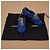 Chanel Scarpe stringate camoscio blu e oro - vista 12