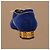 Chanel Scarpe stringate camoscio blu e oro - vista 15