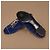 Chanel Scarpe stringate camoscio blu e oro - vista 17
