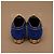 Chanel Scarpe stringate camoscio blu e oro - vista 5