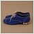 Chanel Scarpe stringate camoscio blu e oro - vista 6