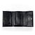 Cartera tri-fold Chanel en piel de becerro granulada negra - vista 7