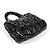 Borsa a mano Miu Miu Matelassé in pelle nera - vista 2
