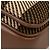 Borsa a tracolla Burberry Small Laura Chain in tessuto con motivo TB Check marrone - vista 4