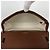 Borsa a tracolla Burberry Small Laura Chain in tessuto con motivo TB Check marrone - vista 8