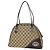 Borsa a tracolla Gucci in tela GG beige e marrone