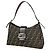 Fendi Schultertasche aus Canvas mit Zucca-Muster