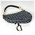 Borsa Saddle Christian Dior Navy - vista 2