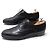 SCARPE VINTAGE JM WESTON 303 RICHELIEU PUNTA QUADRATA PELLE DI CAPRA NERA