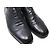SCARPE VINTAGE JM WESTON 303 RICHELIEU PUNTA QUADRATA PELLE DI CAPRA NERA - vista 12