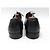 SCARPE VINTAGE JM WESTON 303 RICHELIEU PUNTA QUADRATA PELLE DI CAPRA NERA - vista 5
