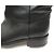 STIVILETTI CHANEL MEZZO VITTELLO WESTERN G26068 PELLE NERA LOGO CC 35 COWBOY BOOTS - vista 13