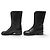 STIVILETTI CHANEL MEZZO VITTELLO WESTERN G26068 PELLE NERA LOGO CC 35 COWBOY BOOTS - vista 2