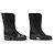 STIVILETTI CHANEL MEZZO VITTELLO WESTERN G26068 PELLE NERA LOGO CC 35 COWBOY BOOTS - vista 3