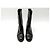 STIVILETTI CHANEL MEZZO VITTELLO WESTERN G26068 PELLE NERA LOGO CC 35 COWBOY BOOTS - vista 9