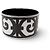 Hermès NUEVA PULSERA HERMES DE ESMALTE XL BALCON DU GUADALQUIVIR NEGRO & BLANCO BANGLE - vista 3