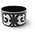 Hermès NUEVA PULSERA HERMES DE ESMALTE XL BALCON DU GUADALQUIVIR NEGRO & BLANCO BANGLE - vista 4