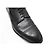 SCARPE JOHN LOBB BARAL DERBY PUNTA FLOREALE 10.5E 44.5 IN PELLE NERA - vista 12
