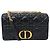 NUOVA BORSA DIOR CARO LARGE IN PELLE CANNAGE NERA A TRACCOLLA HAND BAG
