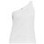 Tom Ford One-Shoulder Top in Weiß aus geripptem Strick