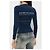 Camiseta de manga larga estampada Balenciaga azul de algodón - vista 2