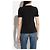 Chloé Logo T-Shirt Schwarz Baumwolle mit Flamingo - Ansicht 2