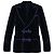 Blazer in velluto blu navy Dolce & Gabbana