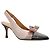 Chloé Alba zapatos slingback de satén rosa - vista 2