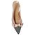 Chloé Alba zapatos slingback de satén rosa - vista 4
