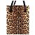 Borsa Shopper Dolce & Gabbana Leopard Print in Pelle Marrone - vista 4