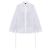 Camicia Balenciaga oversize bianca in cotone