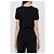 T-shirt Dolce & Gabbana nera con logo DG a paillettes in cotone - vista 2