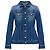 Dolce & Gabbana Chaqueta vaquera azul de algodón