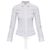 Balenciaga Camisa Blanca de Algodón Estilo Corsé