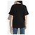 T-shirt Oversized Chloé in cotone nera con stampa fenicottero - vista 2