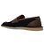 Mocassini Penny Loafer Dolce & Gabbana in pelle blu - vista 4