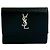 Yves Saint Laurent Cartera tri-fold de piel Saint Laurent Paris