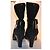 Tod's Schwarze Wildleder Stiefeletten mit Absatz - Ansicht 4