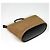 Pouch Salvatore Ferragamo in tessuto e pelle marrone - vista 2