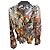 Roberto Cavalli Patchwork Animalier Hemd