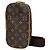 Borsa a tracolla Louis Vuitton Brown Monogram Pochette Gange