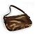 Borsa a tracolla Fendi in pelle marrone - vista 2