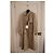 Trench Coat Marella en satén de algodón beige - vista 11