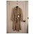 Trench Coat Marella en satén de algodón beige - vista 3