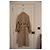 Trench Coat Marella en satén de algodón beige - vista 5