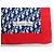 Foulard in seta monogramma Christian Dior Oblique Rosso Blu - vista 4