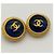 Orecchini a clip Chanel Coco Mark Blue and Gold - vista 11
